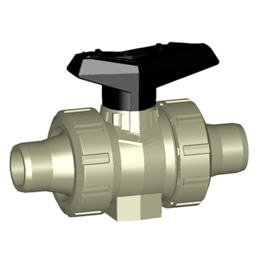 Ball valve Series: 546 PP-H Plastic welded end PN10